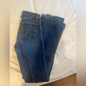 Kimes womens jeans in dark blue